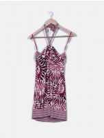 BCBGMAXAZRIA  -  Mini vestido estampado